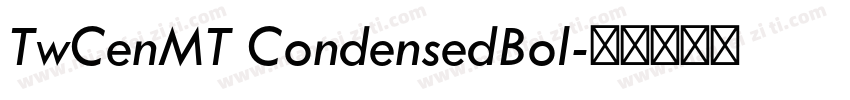 TwCenMT CondensedBol字体转换